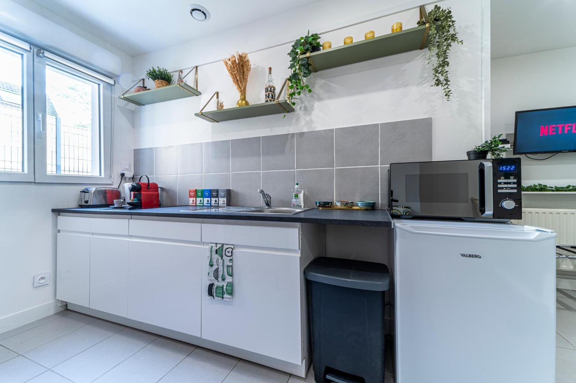 דירות Mons-en-Baroeul Le Cosy - Free Parking - Proche Gares Lille - Netflix - Wifi מראה חיצוני תמונה