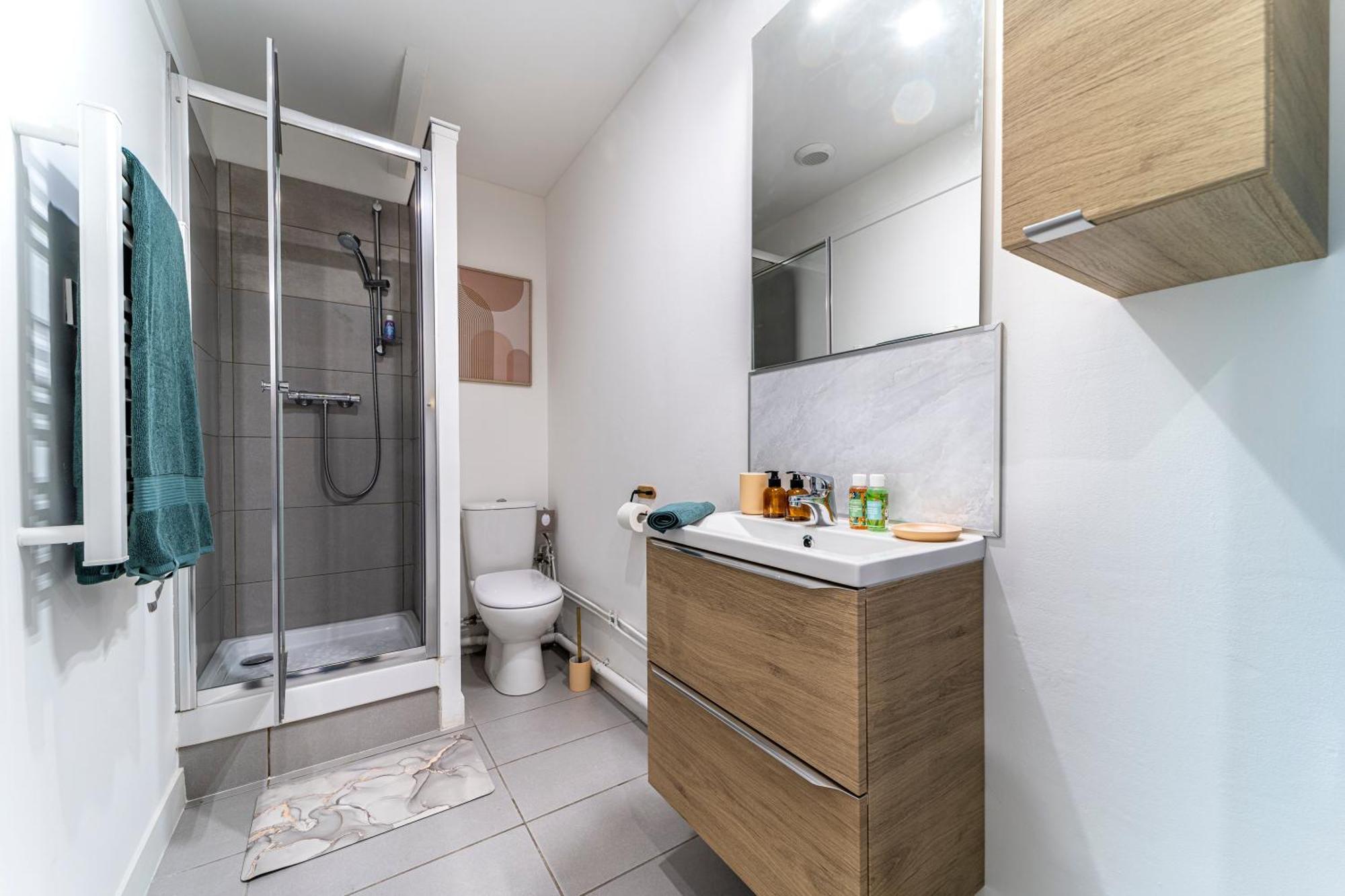 דירות Mons-en-Baroeul Le Cosy - Free Parking - Proche Gares Lille - Netflix - Wifi מראה חיצוני תמונה